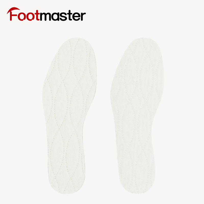 White Winter Felt Insole
