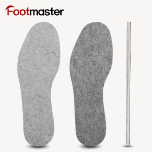Gray Felt Warm Insoles for Winter